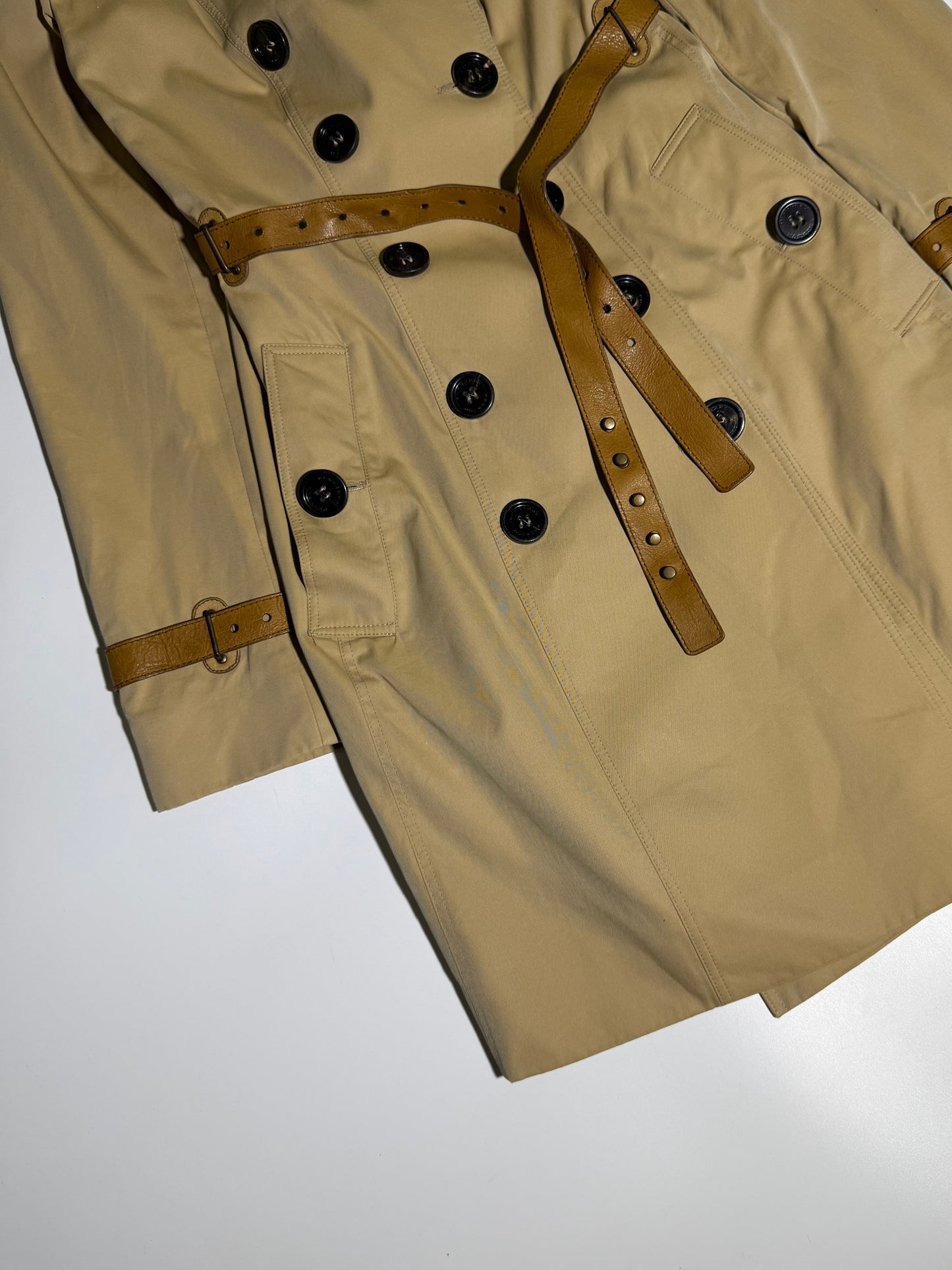 Burberry Prorsum Belted Trench Coat Jacket