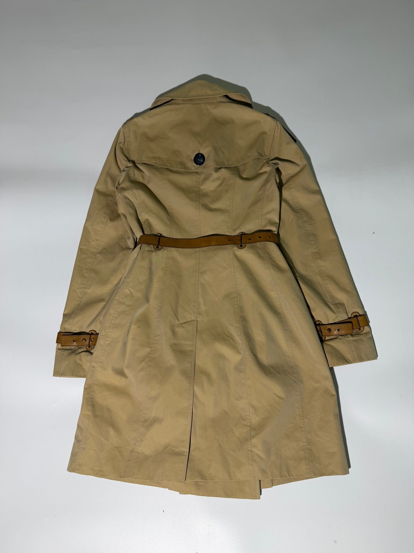 Burberry Prorsum Belted Trench Coat Jacket