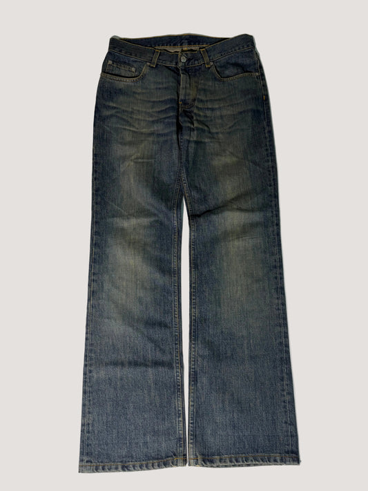 Vintage Helmut Lang Mud-Washed Classic-Cut Denim Pants