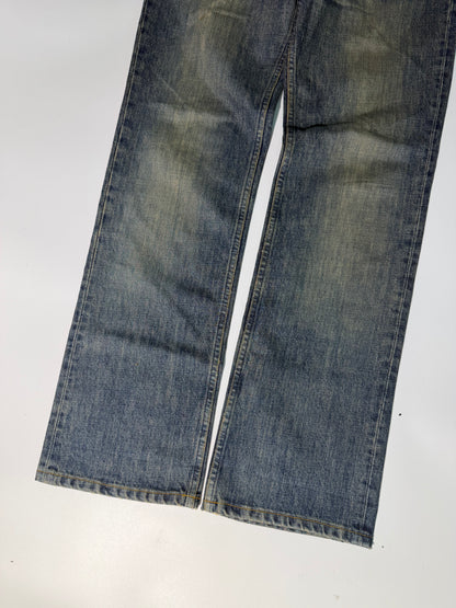 Vintage Helmut Lang Mud-Washed Classic-Cut Denim Pants