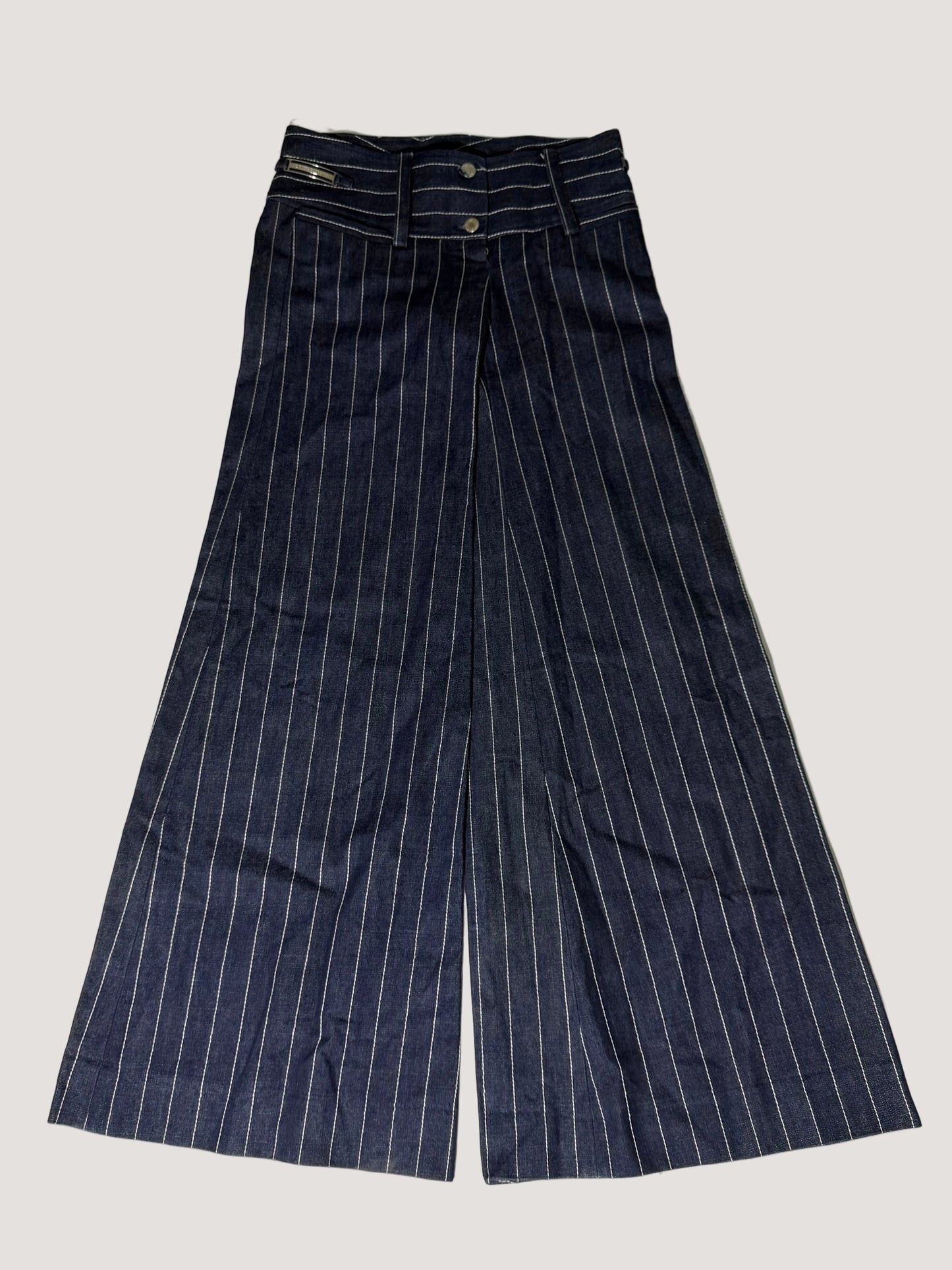 Dolce & Gabbana Pinstriped Flared Jeans