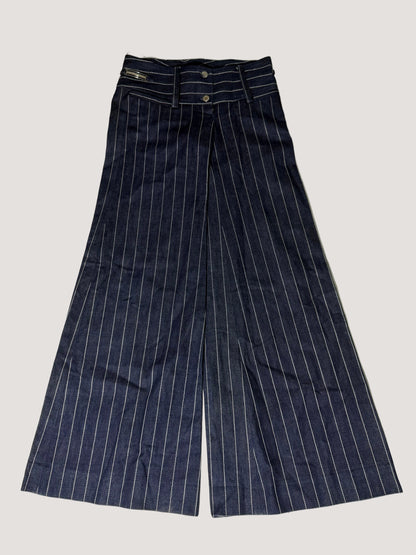 Dolce & Gabbana Pinstriped Flared Jeans