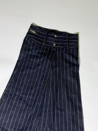 Dolce & Gabbana Pinstriped Flared Jeans