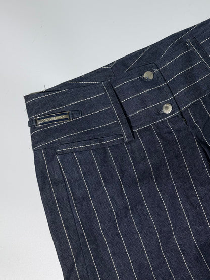 Dolce & Gabbana Pinstriped Flared Jeans