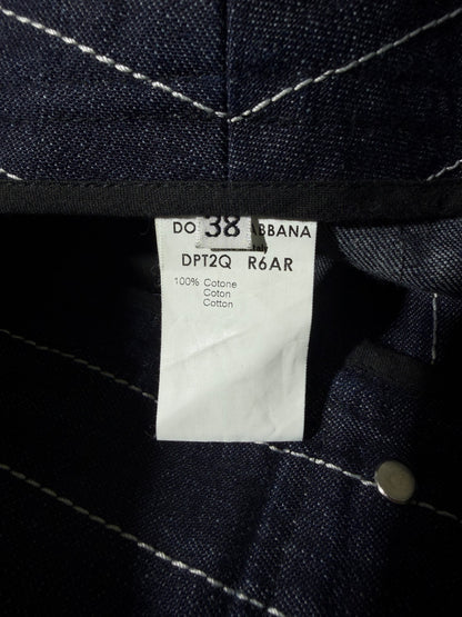 Dolce & Gabbana Pinstriped Flared Jeans