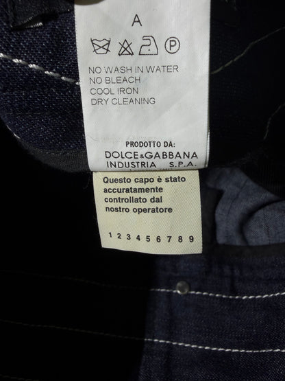 Dolce & Gabbana Pinstriped Flared Jeans