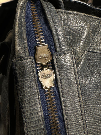 RARE Balenciaga Dark Night Lizard Embossed Leather RH City