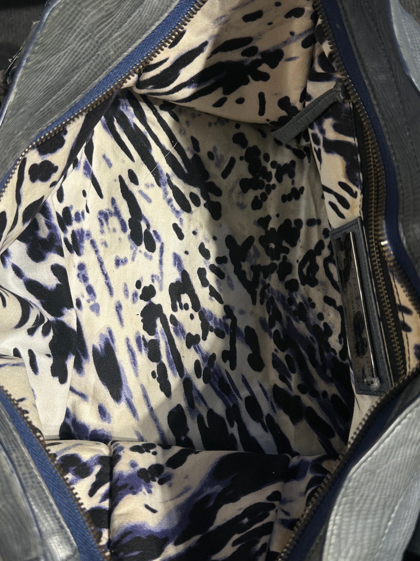 RARE Balenciaga Dark Night Lizard Embossed Leather RH City