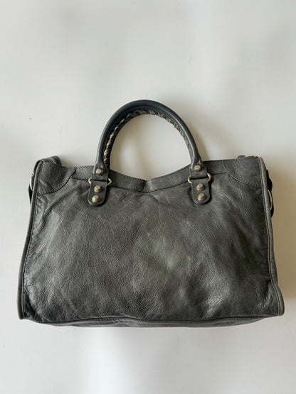 2000’s Balenciaga Gray Giant 12 Silver Hardware City Bag