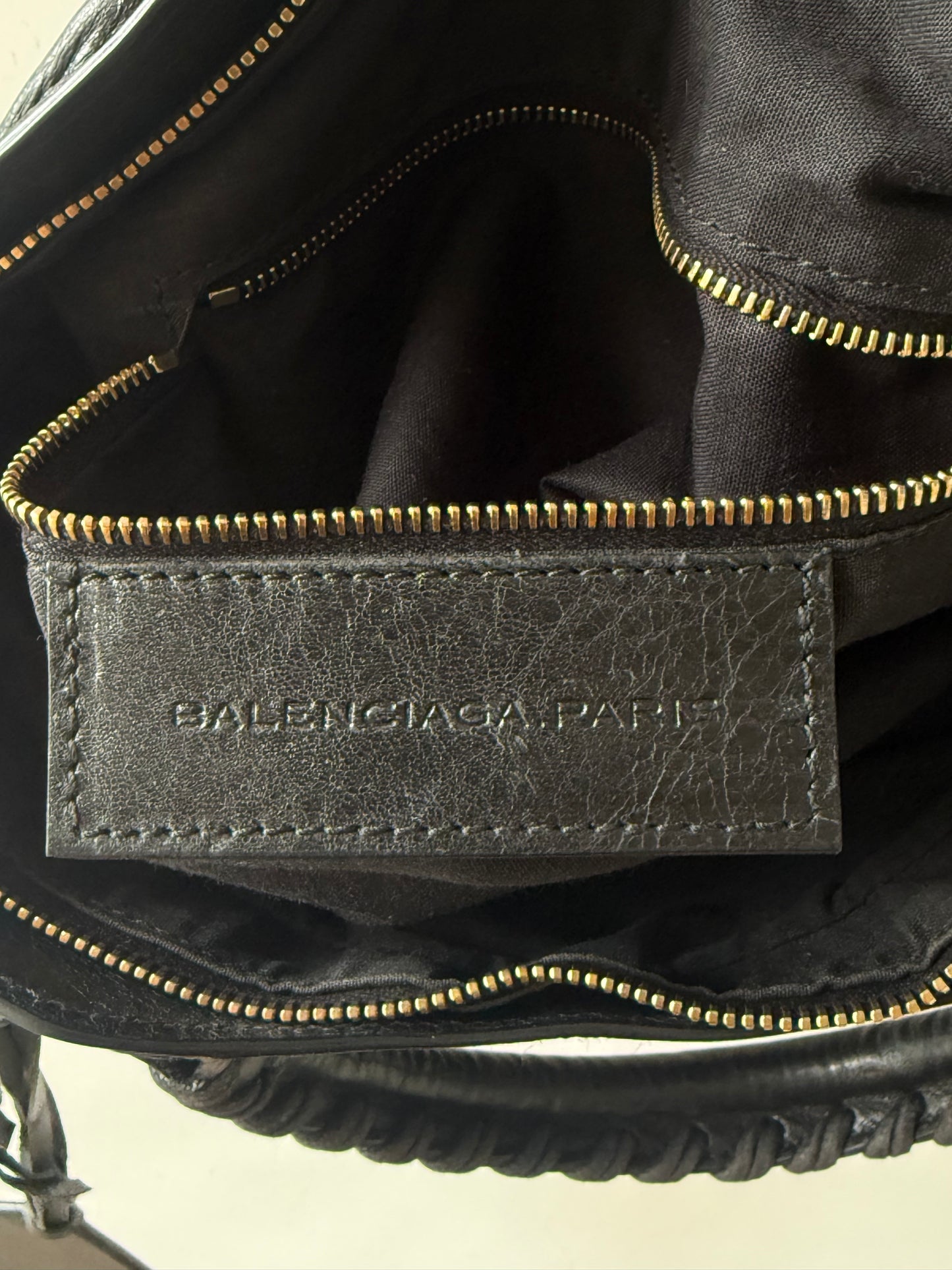 2000’s Balenciaga Black Giant 12 Rose Gold First City Bag