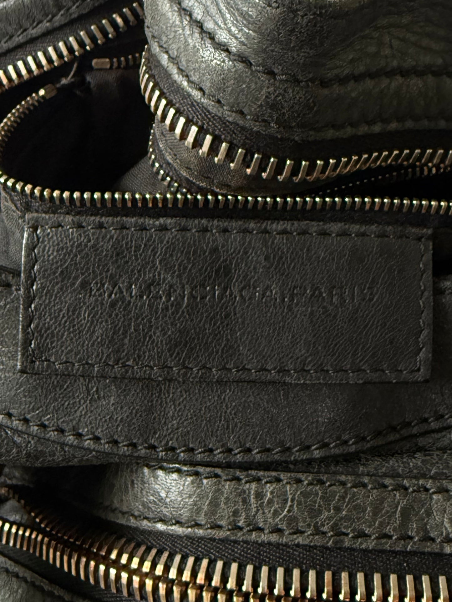 2000’s Balenciaga Black Giant 21 Rose Gold City Bag