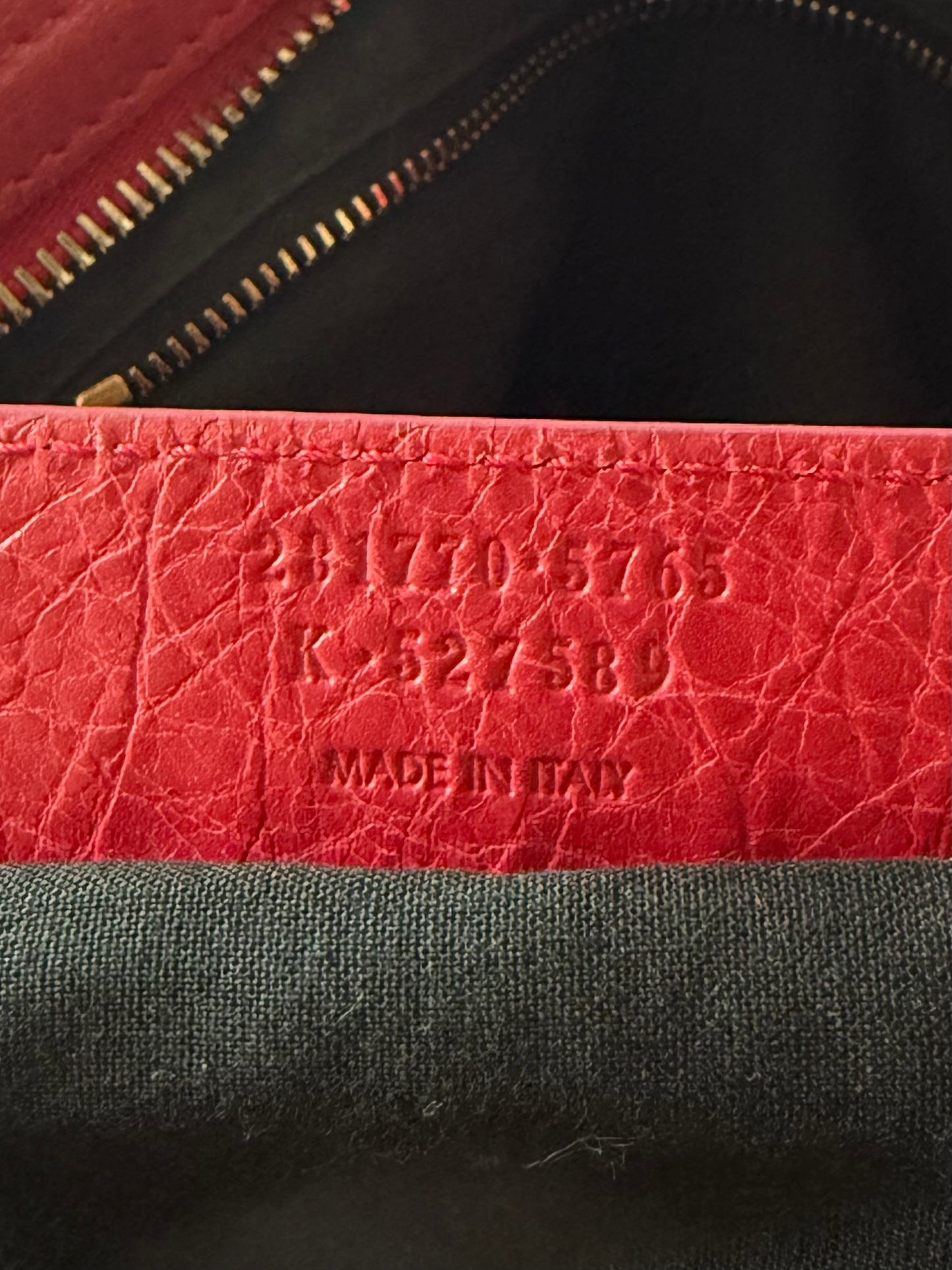 2000’s Balenciaga Red Giant 12 City Motorcycle Bag