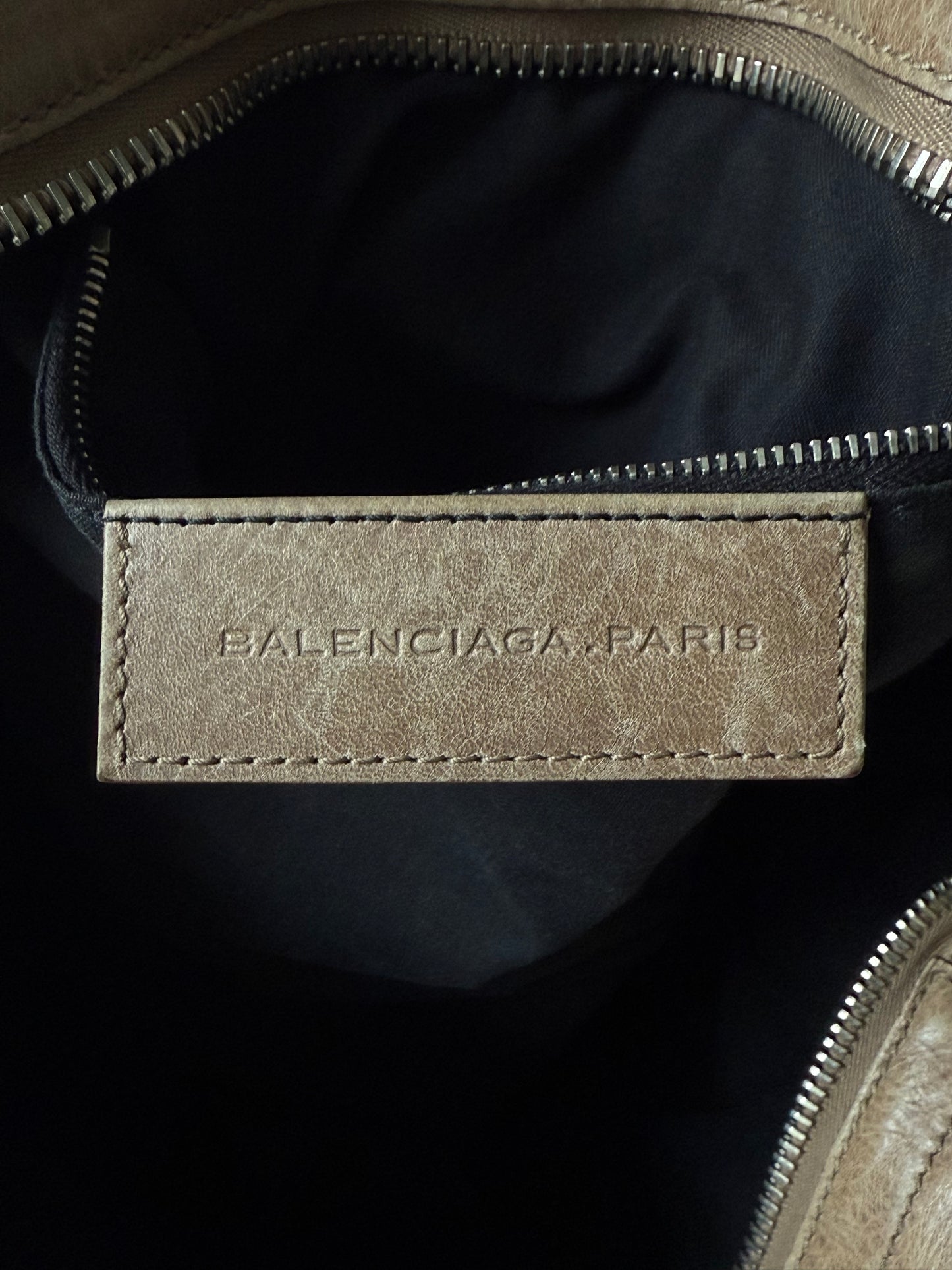 2000’s Balenciaga Brown Giant 21 Silver Hardware City Bag