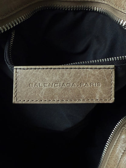 2000’s Balenciaga Brown Giant 21 Silver Hardware City Bag
