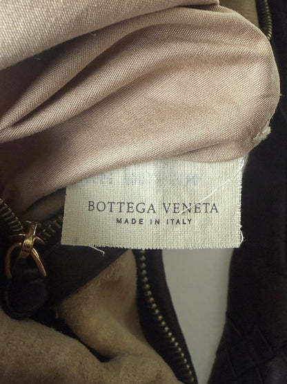 Bottega Veneta White Butterfly Intrecciato Woven Hobo Bag
