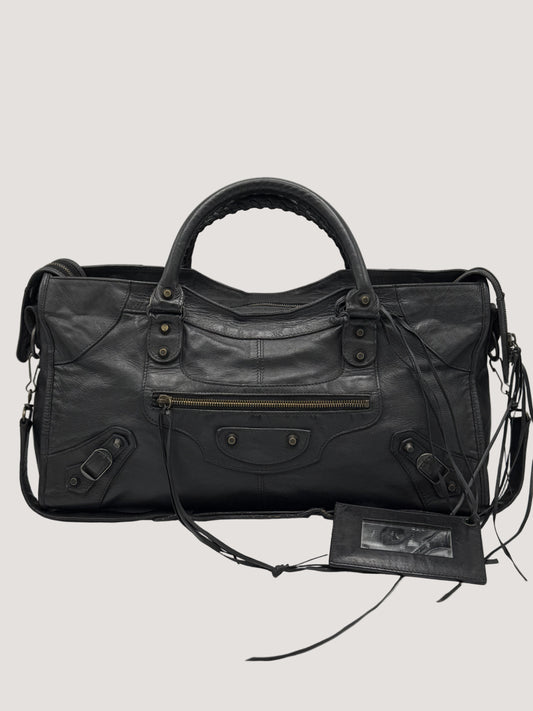 Balenciaga Black Classic City Bag