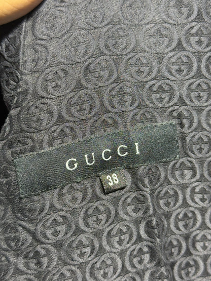 Gucci by Tom Ford FW2003 GG Women’s Black Hooded Jacket