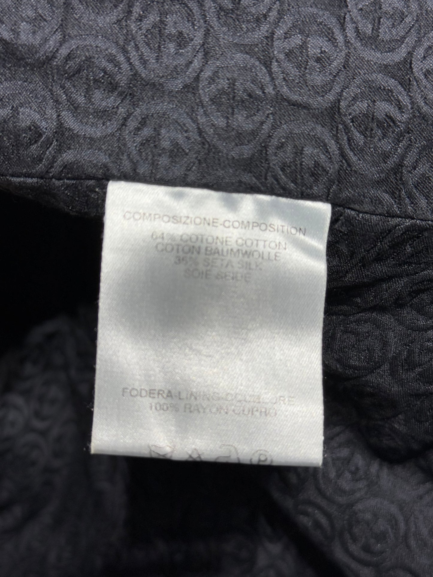 Gucci by Tom Ford FW2003 GG Women’s Black Hooded Jacket