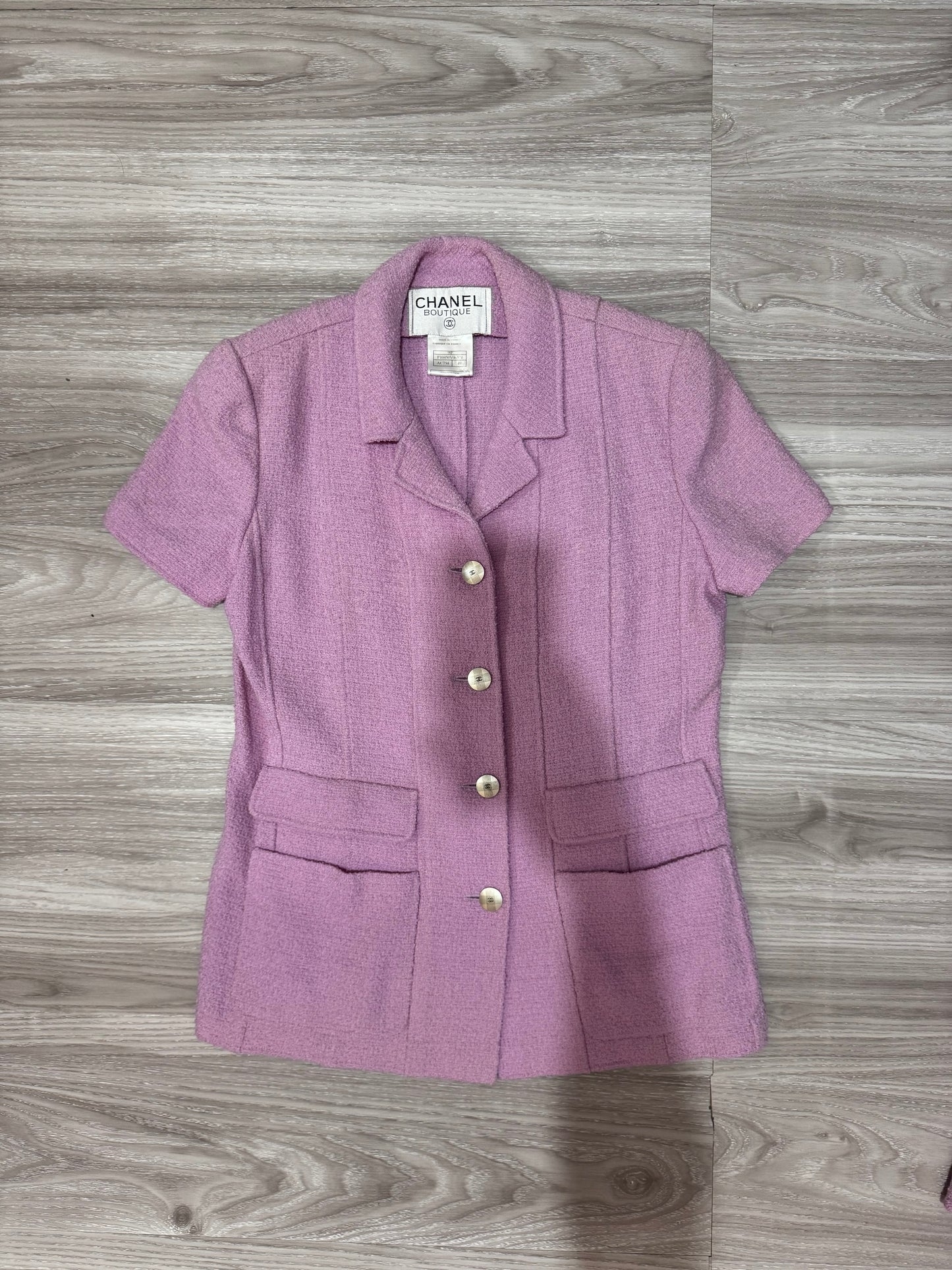 Chanel 1998 Purple Tweed Set