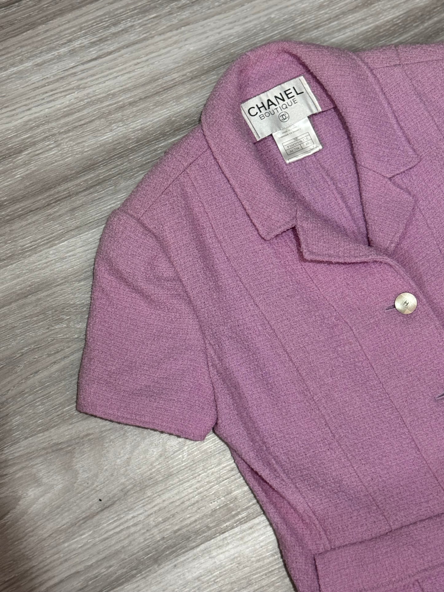 Chanel 1998 Purple Tweed Set