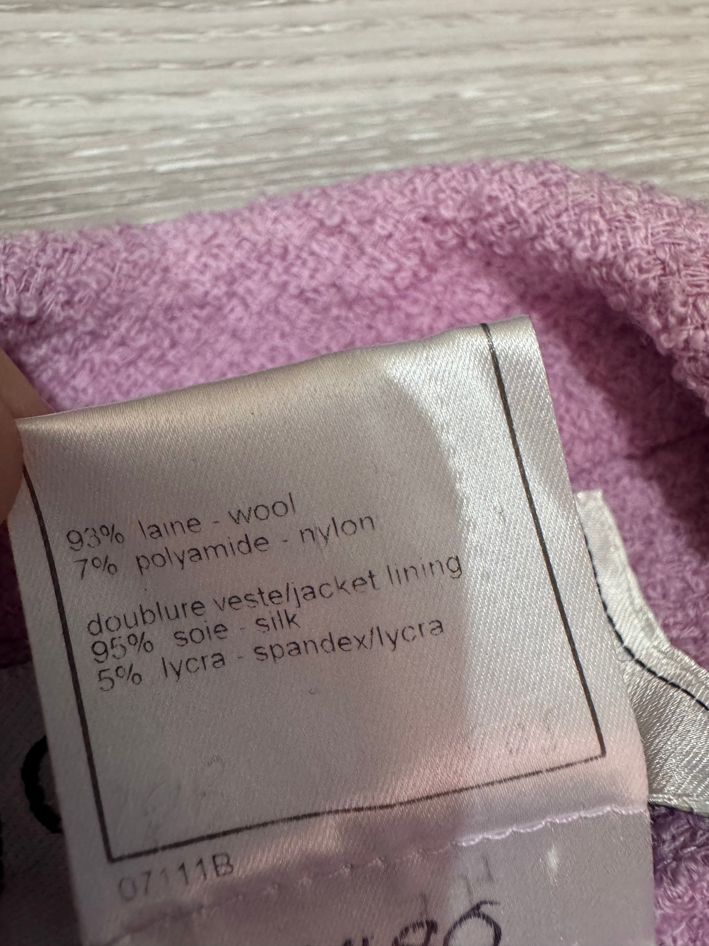 Chanel 1998 Purple Tweed Set