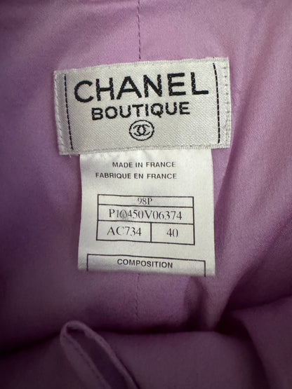 Chanel 1998 Purple Tweed Set