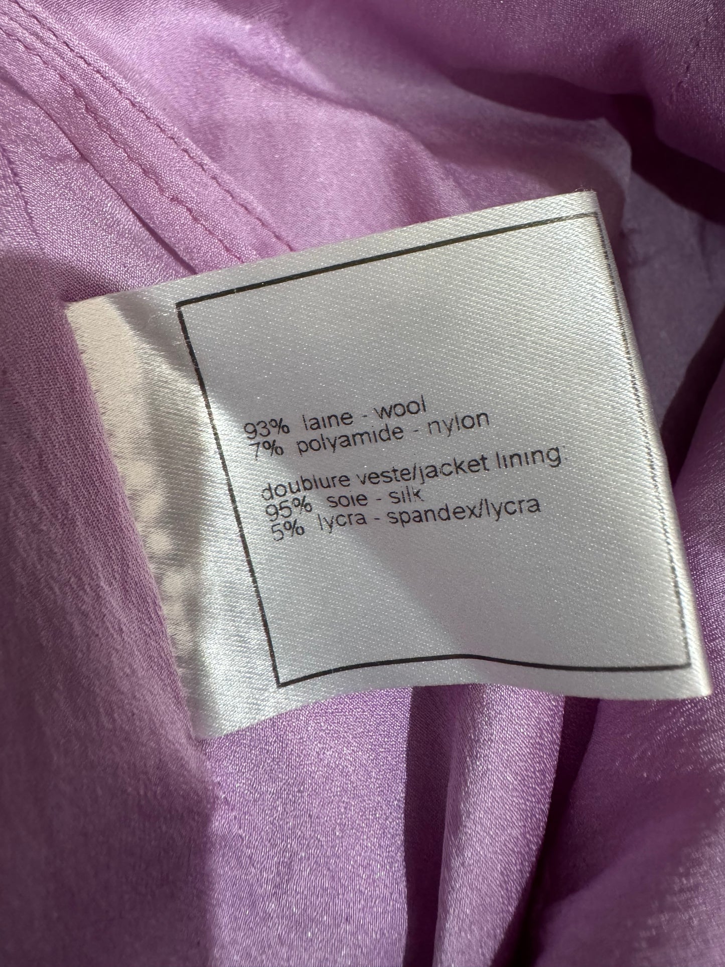 Chanel 1998 Purple Tweed Set