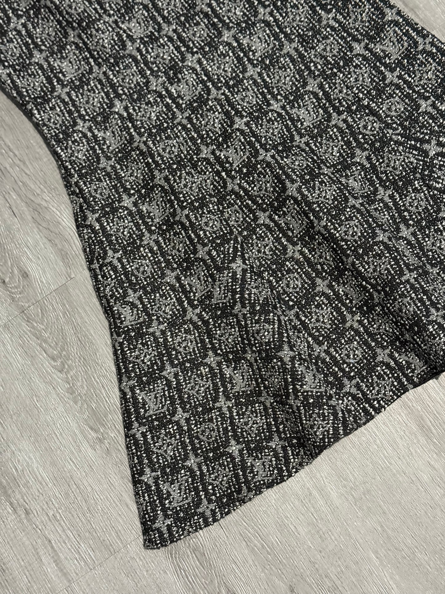 Louis Vuitton - SS21 - Metallic Tweed Monogram Skater Dress