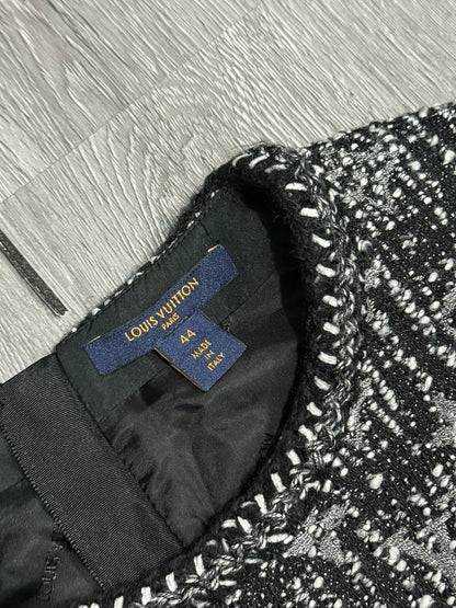 Louis Vuitton - SS21 - Metallic Tweed Monogram Skater Dress