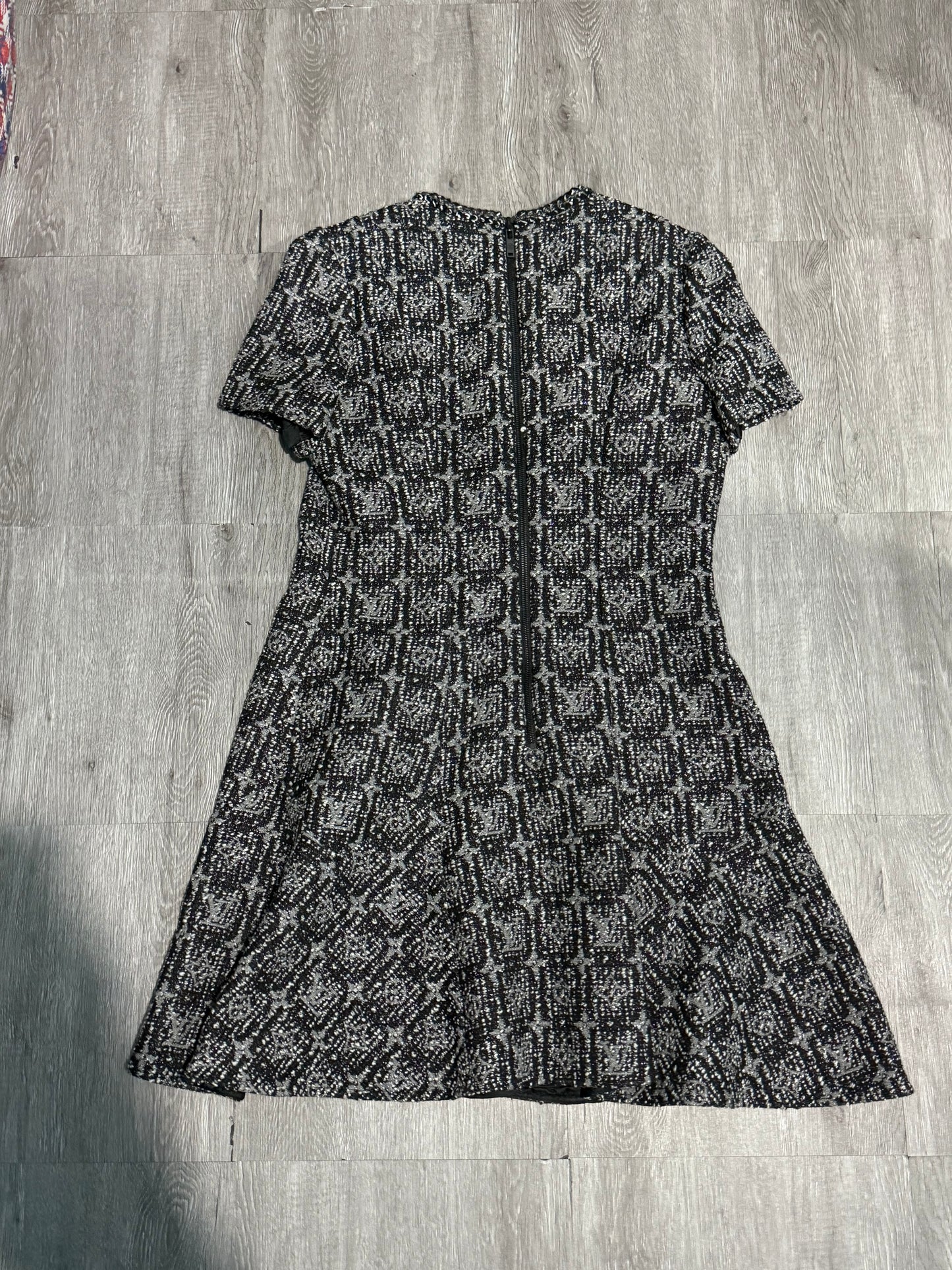 Louis Vuitton - SS21 - Metallic Tweed Monogram Skater Dress
