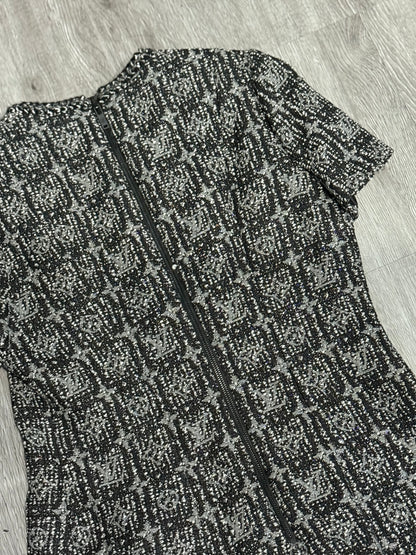 Louis Vuitton - SS21 - Metallic Tweed Monogram Skater Dress
