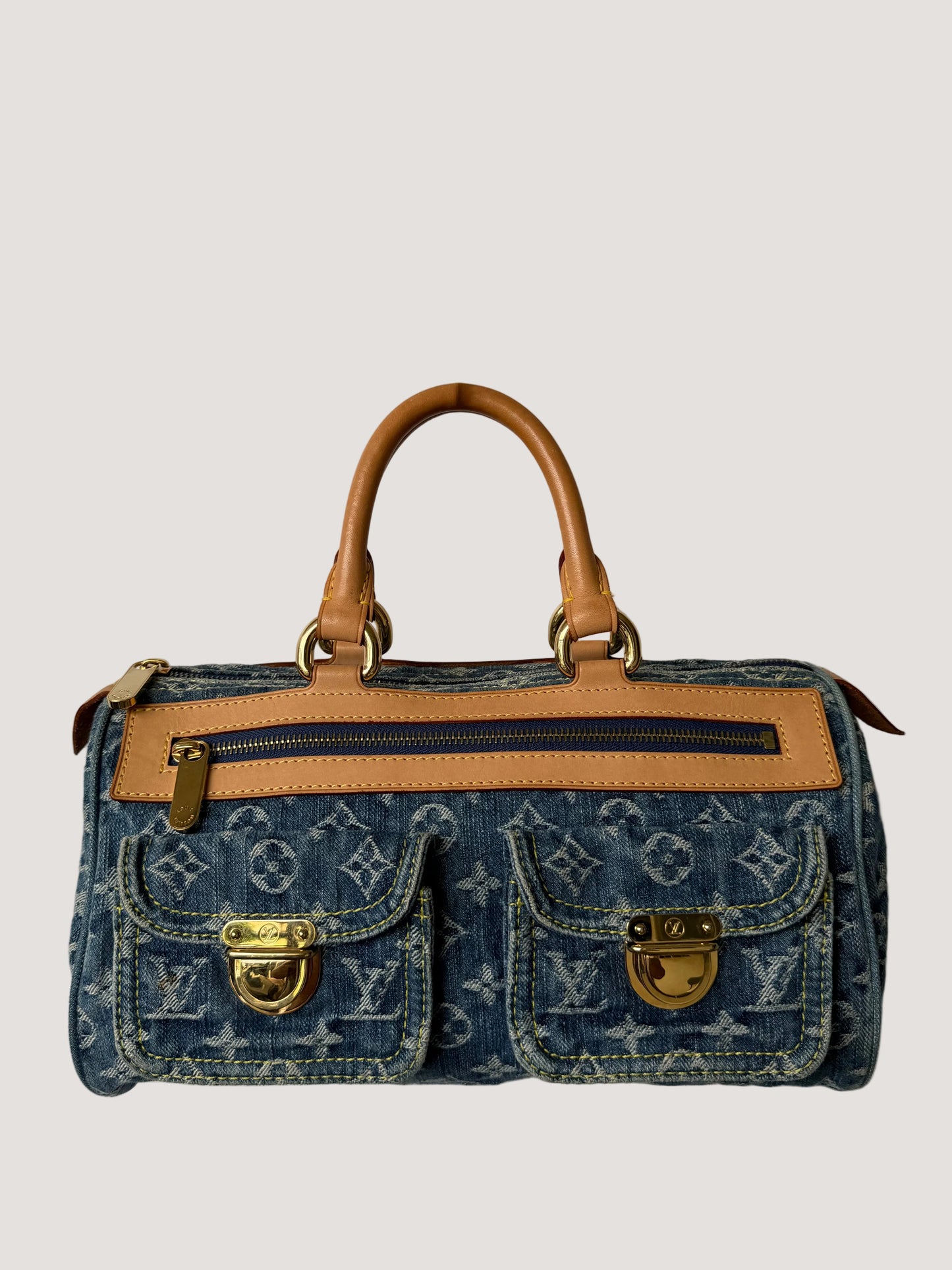 Louis Vuitton Blue Monogram Denim Neo Speedy Bag
