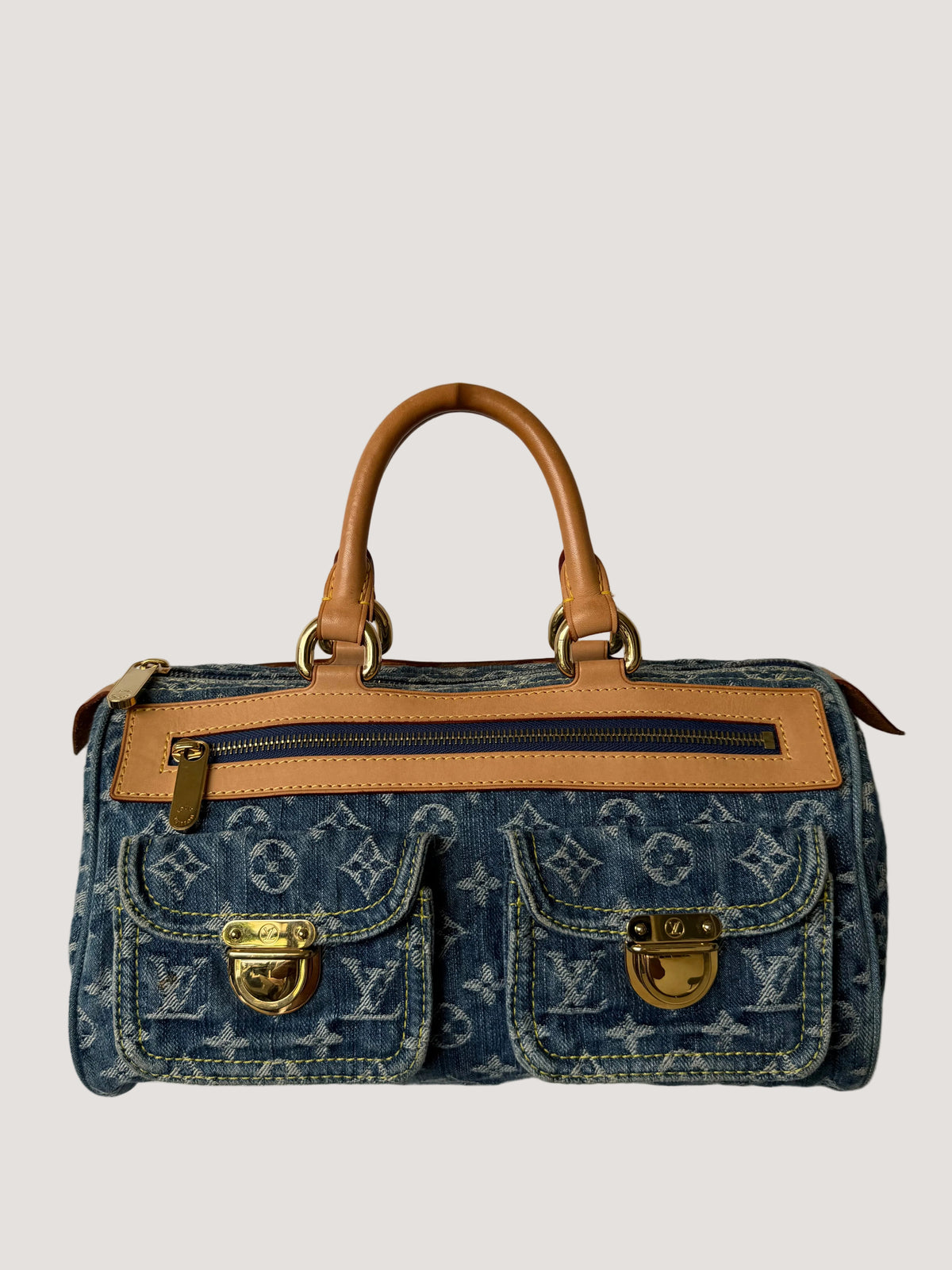 Louis Vuitton Blue Monogram Denim Neo Speedy Bag