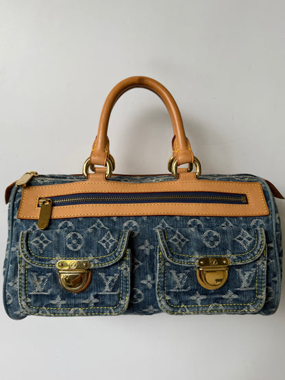 Louis Vuitton Blue Monogram Denim Neo Speedy Bag