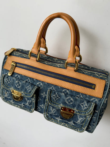 Louis Vuitton Blue Monogram Denim Neo Speedy Bag