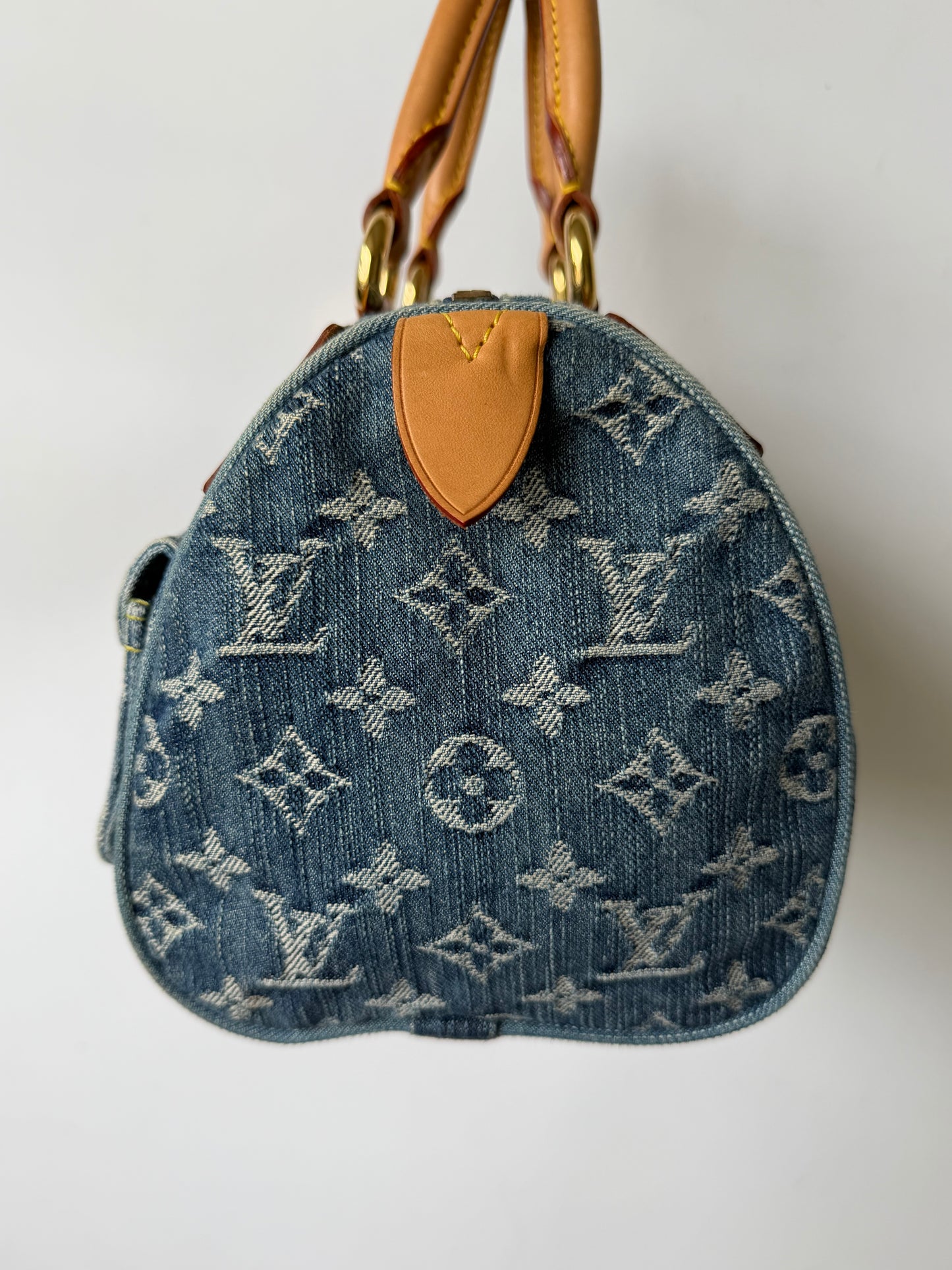 Louis Vuitton Blue Monogram Denim Neo Speedy Bag