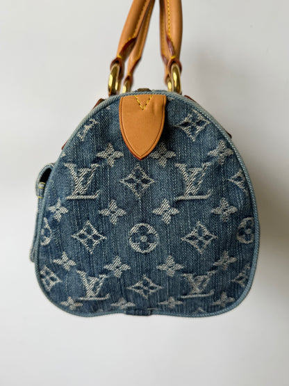 Louis Vuitton Blue Monogram Denim Neo Speedy Bag