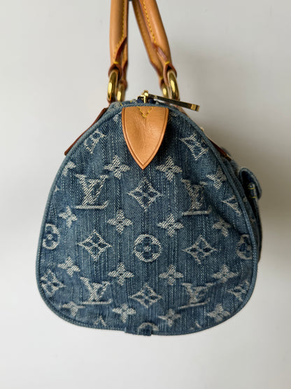 Louis Vuitton Blue Monogram Denim Neo Speedy Bag
