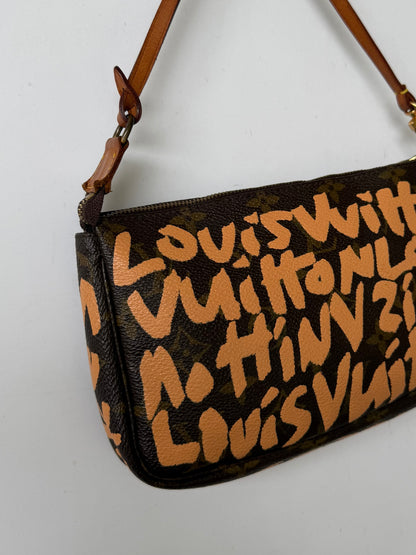Louis Vuitton x Stephen Sprouse Monogram Graffiti Pochette