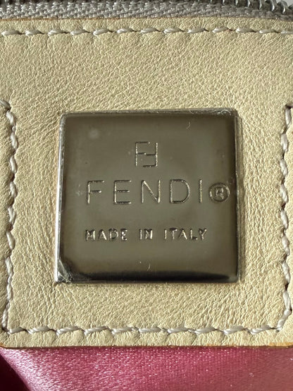 Vintage Fendi Pastel Painted Beaded Rhinestone Baguette