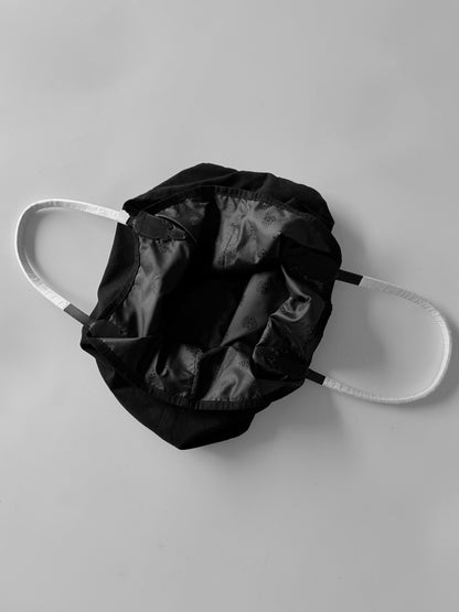 Chrome Hearts Horseshoe Lucille Canvas Black Tote Bag