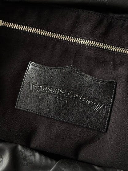 Chrome Hearts Horseshoe Lucille Canvas Black Tote Bag