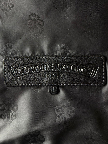 Chrome Hearts Horseshoe Lucille Canvas Black Tote Bag