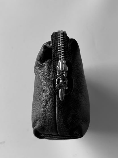 Chrome Hearts Insanity CH Plus Patch Leather Pouch