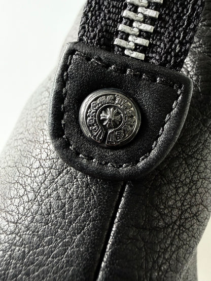 Chrome Hearts Insanity CH Plus Patch Leather Pouch