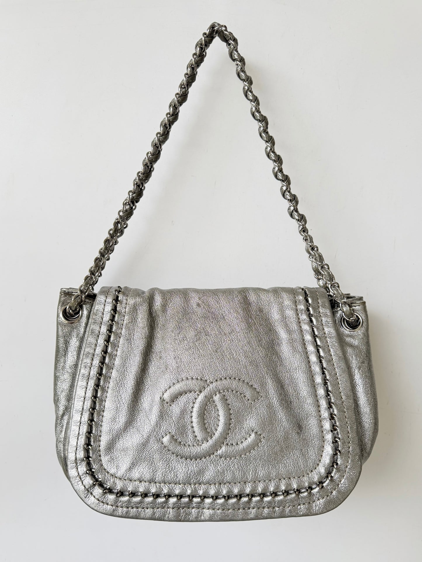 Chanel Metallic Luxe Ligne Accordion Flap Bag