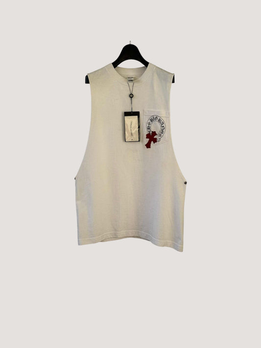 Chrome Hearts Red Patch Big Bang Collaboration Limited Edition Tank Top