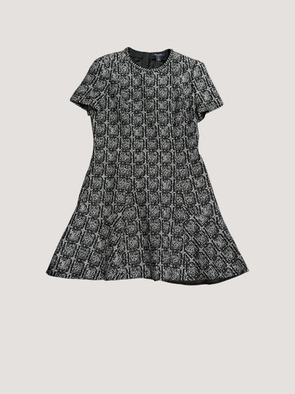 Louis Vuitton - SS21 - Metallic Tweed Monogram Skater Dress