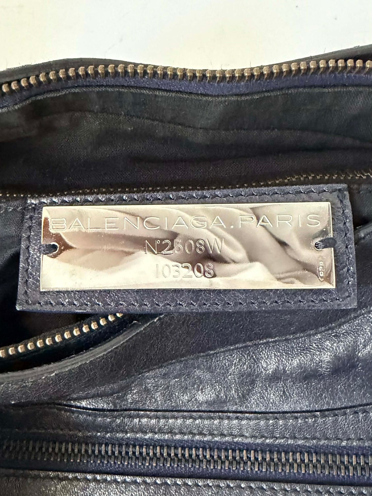 2000’s Balenciaga Navy Blue Classic First Bag