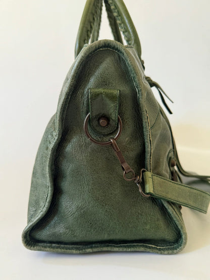 2000’s Balenciaga Green Classic City Bag